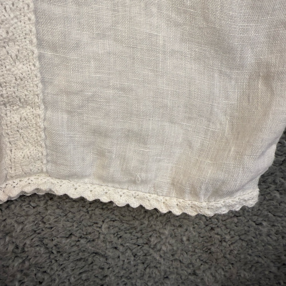 Women’s Laura Bianca Italian linen short sleeve top size L - Picture 4 of 13